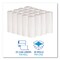 Boardwalk 16 Gallon 0.4 mil 24 in. x 32 in. Perforated Roll Low-Density Waste Can Liners - White (25 Bags/Roll, 20 Rolls/Carton)